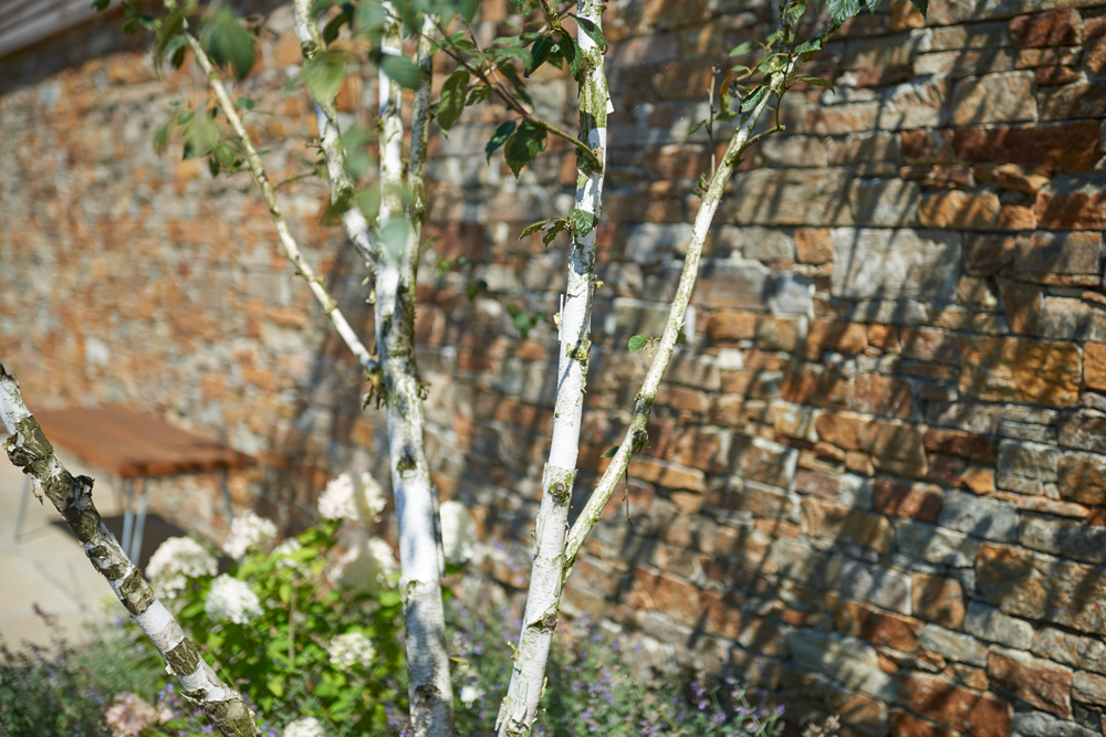 Gneis Provence Natursteinpaneele für Landhausgarten und Gartenmauer
