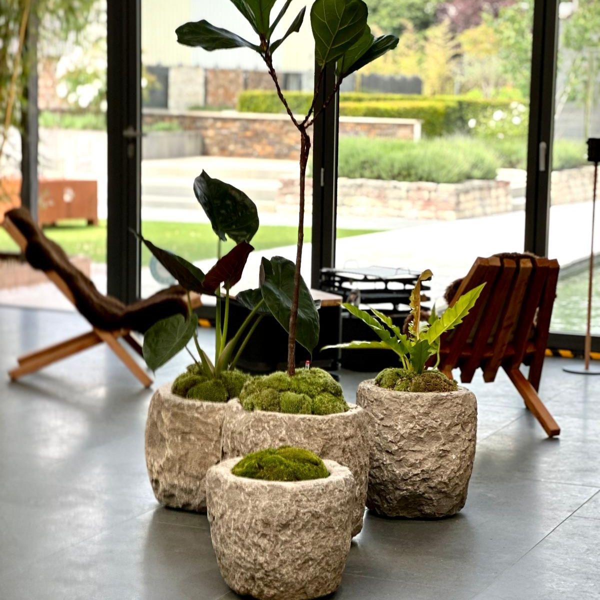 Gartenaccessoires aus Naturstein