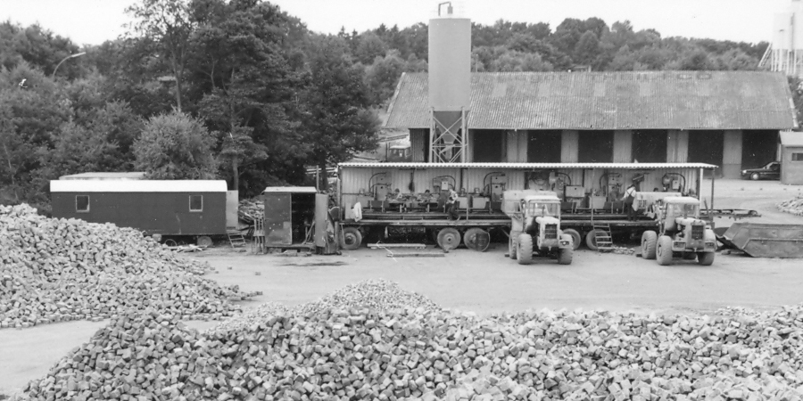 Historisches Foto aus der Entwicklung von NGR Natursteine