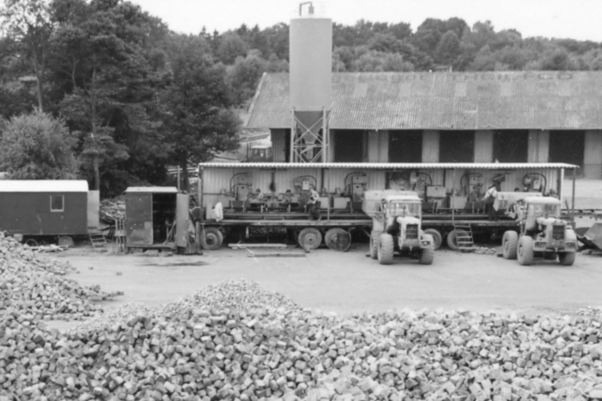 Historisches Foto aus der Entwicklung von NGR Natursteine