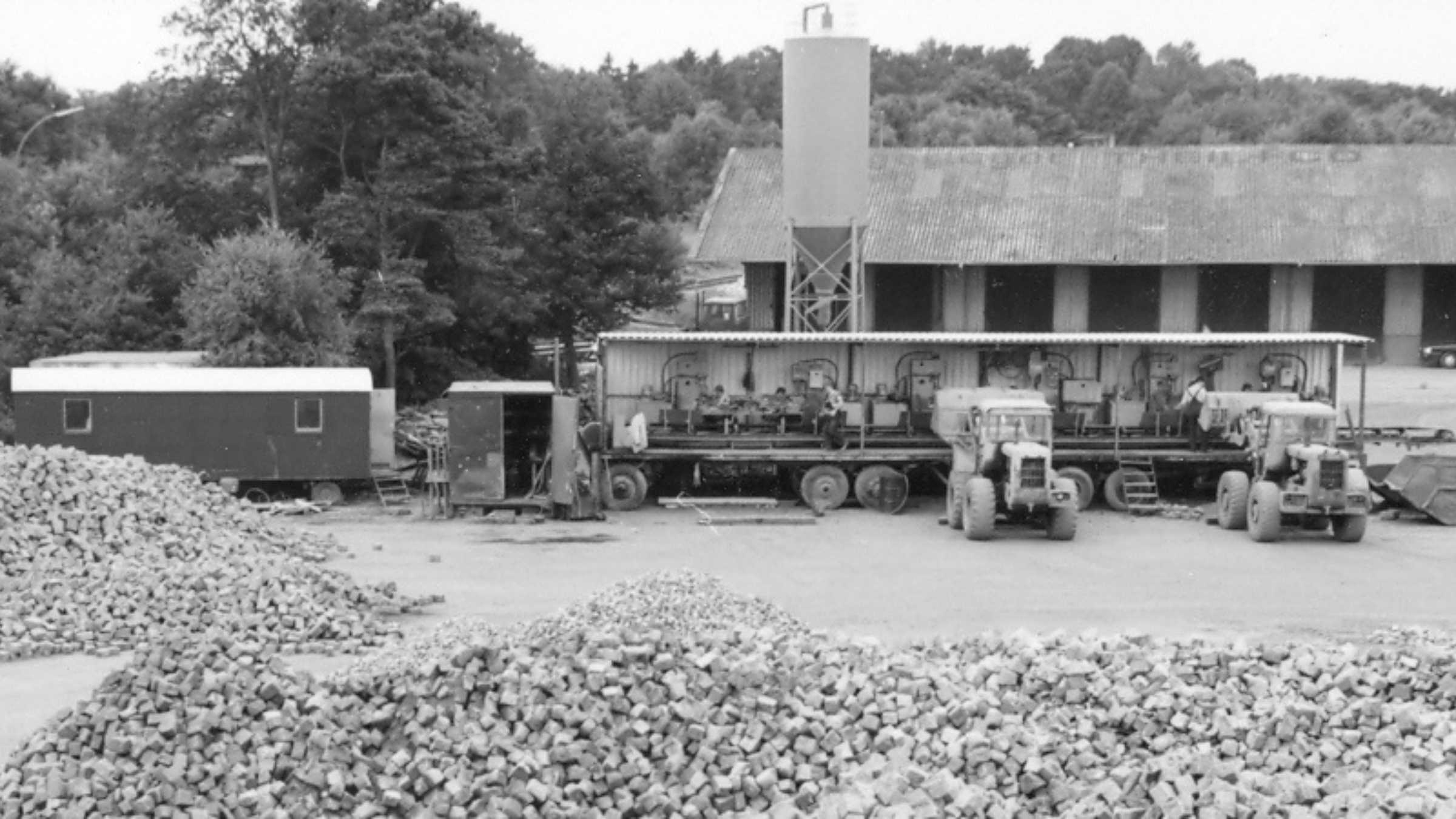 Historisches Foto aus der Entwicklung von NGR Natursteine