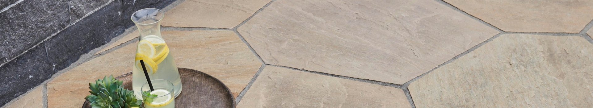 Polygonalplatten Easyflag