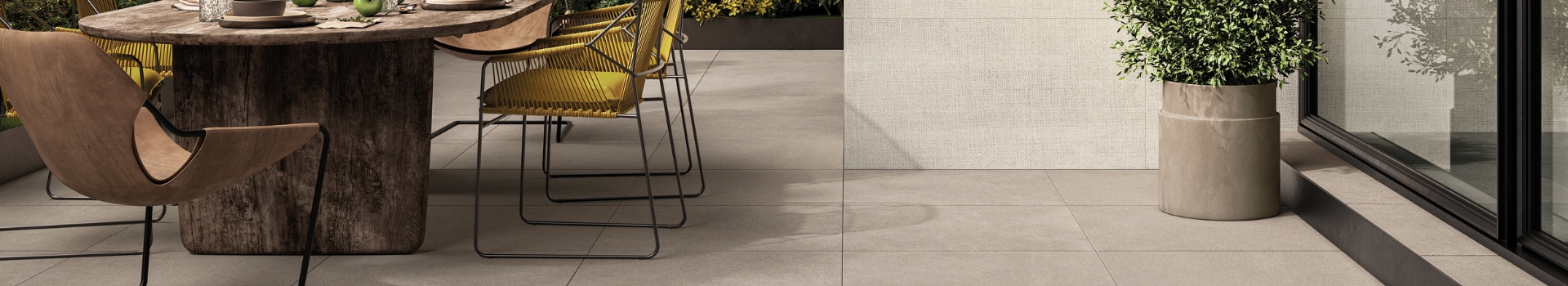 Feinsteinzeug Terrassenplatten