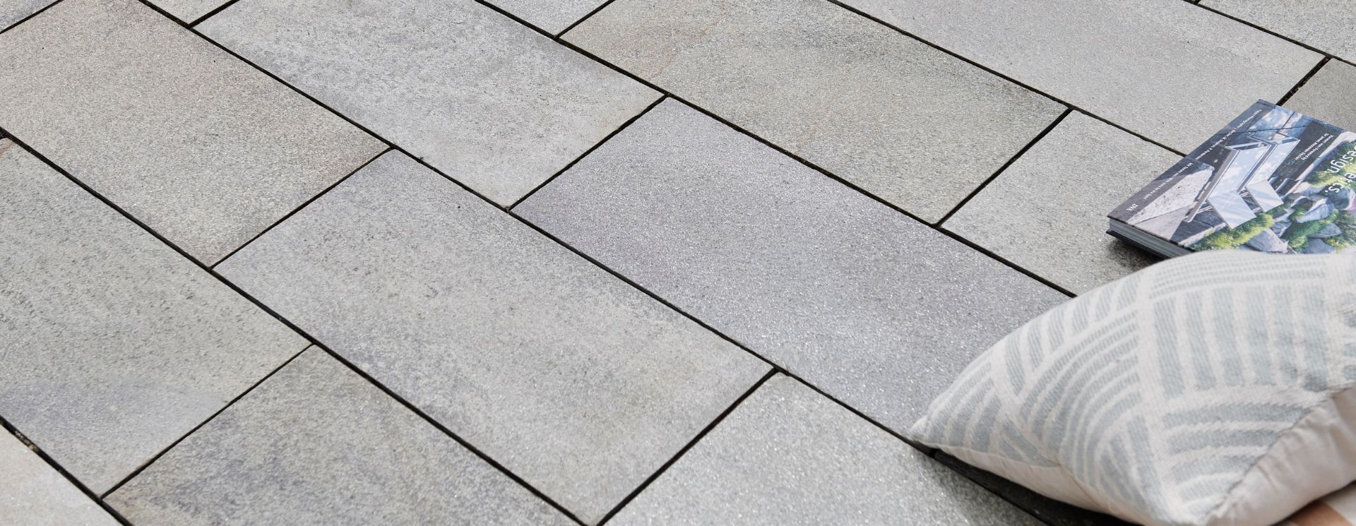 Terrassenplatten aus Quarzit