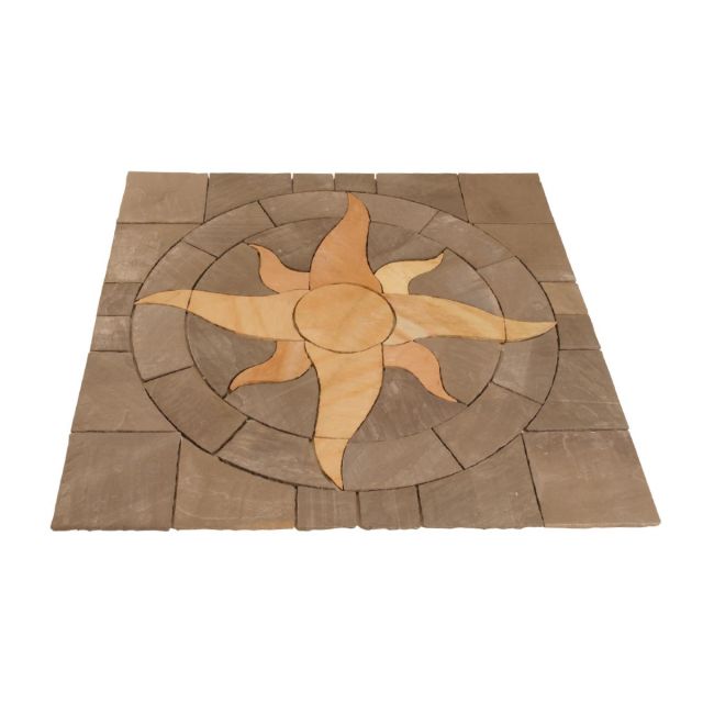 Kreissegment Ornament Sonne""