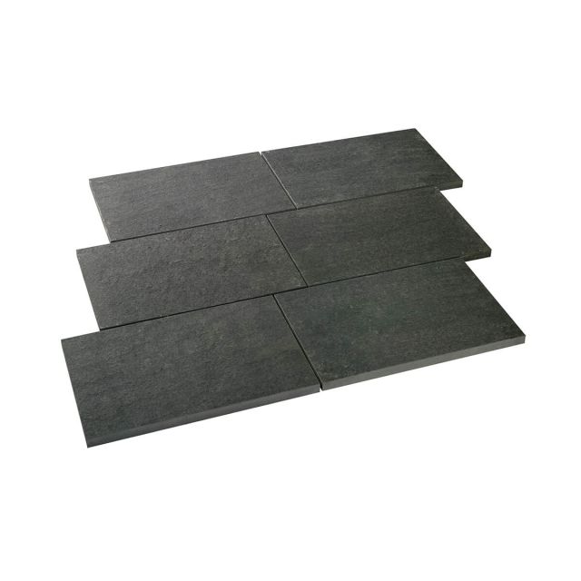 Basalt Pureblack Bodenplatten HydroJet