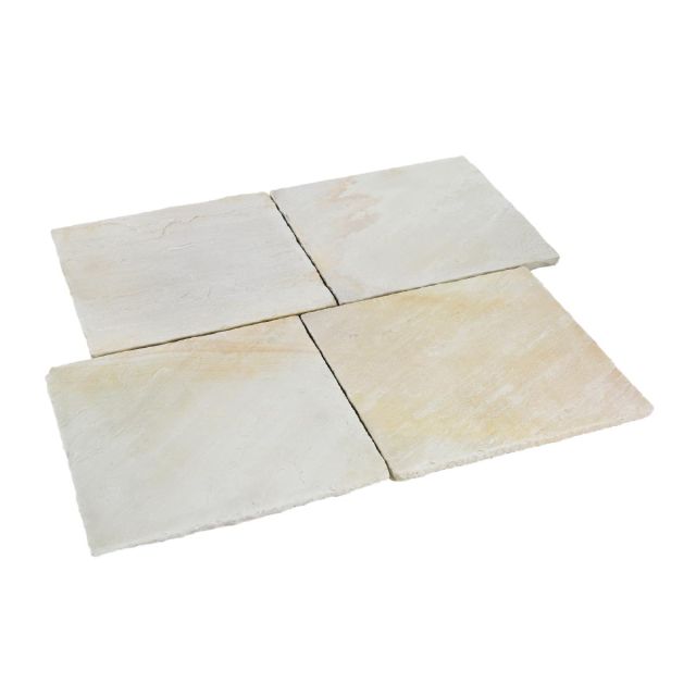 Champagne Sandstein Bodenplatten Vintage