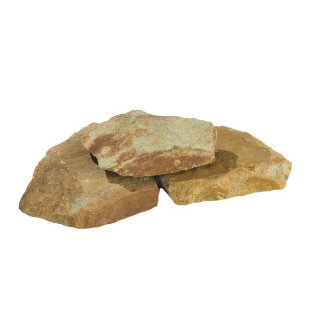 Glücksberger Sandstein graugelb Trockenmauersteine