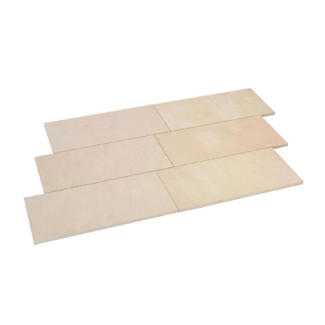 Golden Sand® Sandstein Terrassenplatten HydroJet