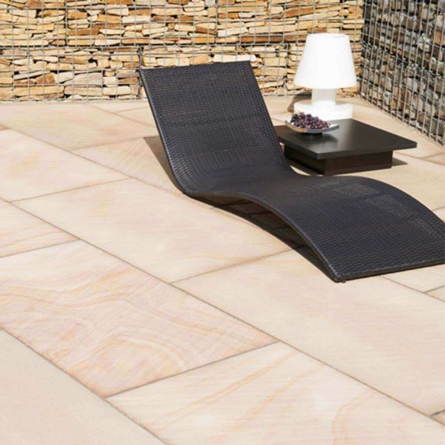 Golden Sand® Sandstein Terrassenplatten King Size
