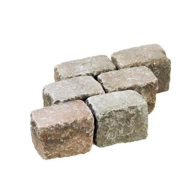 Granit Rot/Bunt Pflaster gebraucht