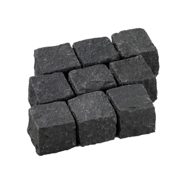 Granit Schwarz Neupflaster