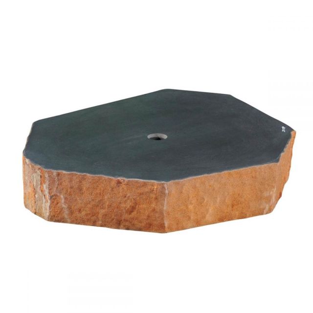 Basalt Pureblack Wasserobjekt Hexagon""