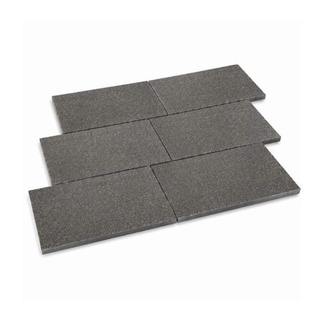 Nero Assoluto Linea Terrassenplatten HydroJet