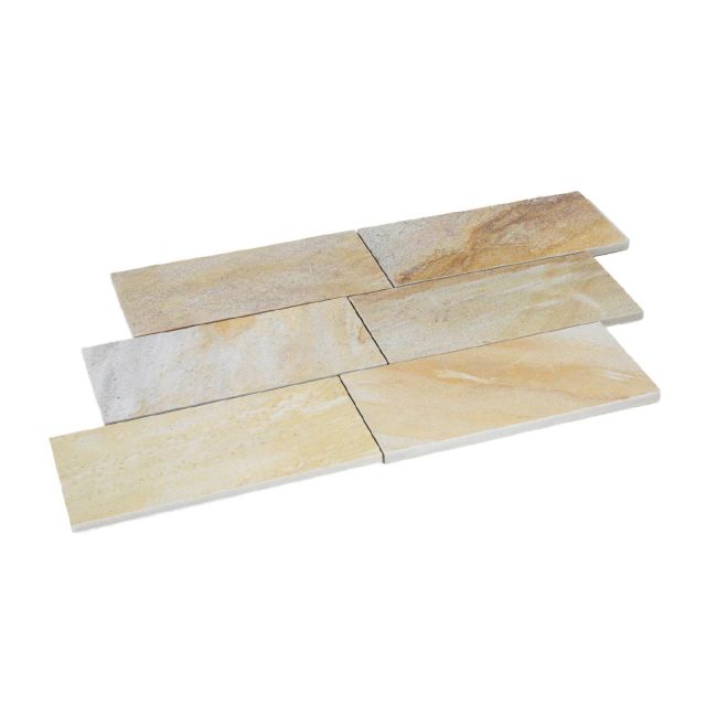 Quarzit Sao Tomé Yellow Bodenplatten Struktura