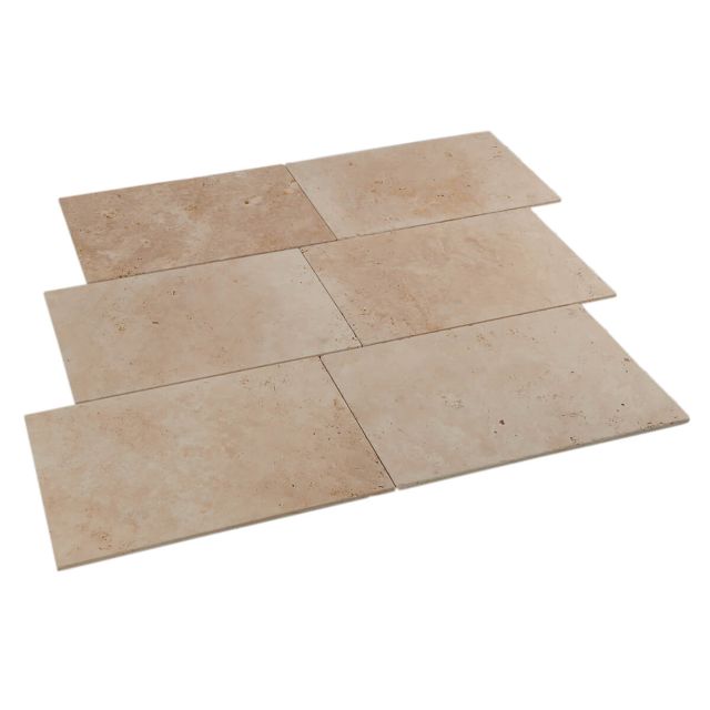 TIVO® Travertin Crema Bodenfliesen Plaza
