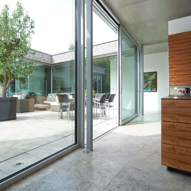 TIVO® Travertin Grigio Bodenfliesen Plaza