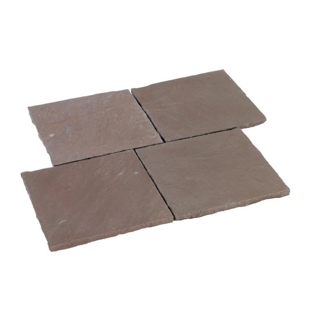 Tropical Red Sandstein Bodenplatten Struktura