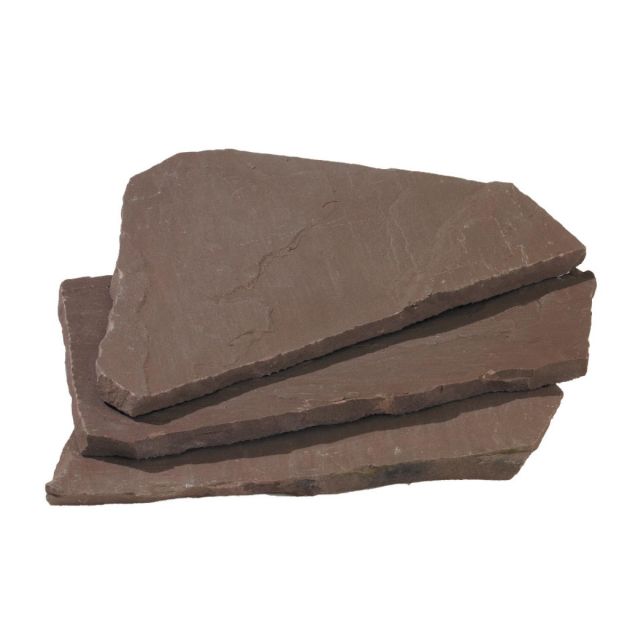 Tropical Red Sandstein Polygonalplatten