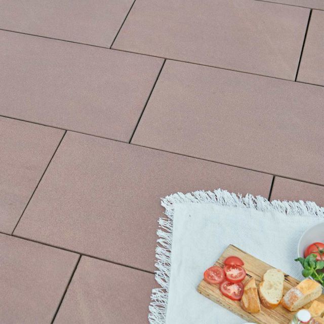 Tropical Red Sandstein Terrassenplatten Elegance