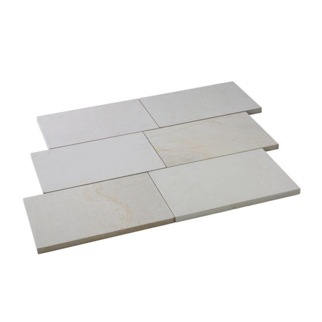White Sand Sandstein Bodenplatten Classico