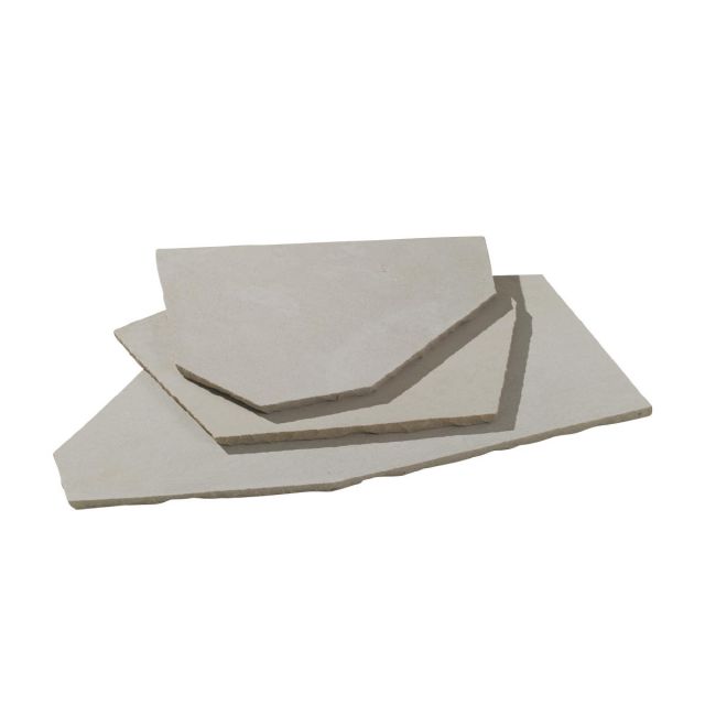 White Sand Sandstein XL-Polygonalplatten Classico